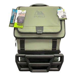 Ivy Green - Arctic Zone Pro Collapsible Wheeled Cooler, All-Terriain Wheels, Loc